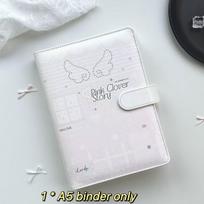 MINKYS PU odos angelo sparneliai mielas A5 Kpop nuotraukų kortelių rinkimo segtuvas stabo nuotraukų kortelių knyga stabo laikymo albumas raštinės reikmenys