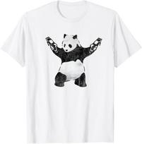Panda Barber T-Shirt S įvairiaspalvis