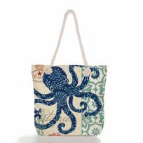 Multifunctional Octopus turtle Printed Thick Rope Shoulder Beach Bag Casual large capacity handbag 0119 CLE