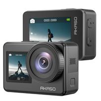 AKASO Brave 7 Action Camera 4K 30FPS IPX8 Waterproof 10M Underwater Camera with Image External Microphone Wearable Camera Stabilization, Compatible, juoda