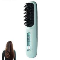 Portable Wireless Negative Ion Hair Straightener mėlyna