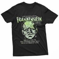 Frankenstein Monsters Glow in The Dark Face T-Shirt S įvairiaspalvis