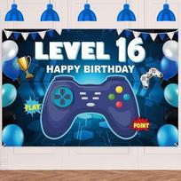2010 Vintage Themed Birthday Background Cloth 16 Year Old Boy Girl Party Banner Decoration 95*75cm