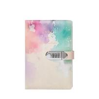 Fashion 240 Pages A5 Journal Notebook Protecting Secrets PU Leather Diary Book Waterproof Thickened Student Notepad Stationery