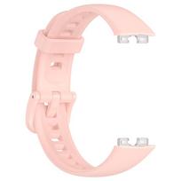 New Soft Silicone Strap For Huawei Band 9/8 Watch Bracelet Replacement Sport Watchband For Huawei Band 8 Smart Watch Accessories rožinė