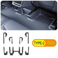 For Tesla Model Y Juniper 2025 2026 TPE Under Seat Corner Guard Seat Slide Rails Protector Cover Anti-Kick Flocking Accessories