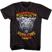 ZX Hot Scorpions Band 1984 Retro Classic European Loose Cotton TShirt Short Sleeve Shirt M