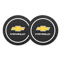 2Pcs Car Water Cup Pad Silicone Anti Slip Coasters For Chevrolet Cruze Spark Captiva Suburban Camaro Malibu Silverado Tahoe