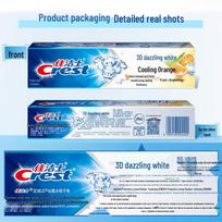 Crest 3D White Invigorating Icy Orange Toothpaste
