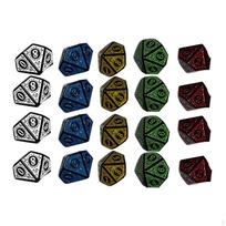20 Pieces D10 Ten Sided Dices Set Board Game for RPG Bar Toys,Math Teaching,Role Playing