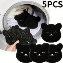 5pcs Reusable Pet Hair Cleaning Sponges, Effectively Prevent Clothing Tangles,Capture Lint, Hair, Easy to Clean, Durable.