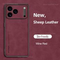 PU Leather Shockproof Phone Case For For Iphone 17 Air 16 1 14 13 12 Pro Max 16 Plus Cases Plain Sheepskin Soft Back Cover For iPhone 12