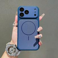 Magnetic Phone Case For For Iphone 17 12 13 14 1 16 17 Pro Max Plus  Official Fabric Big Windows Shockproof Protector Cover For iPhone 16