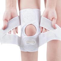 Knee Brace for Knee Pain Compression Support with Side Stabilizer Adjustable Wrap Open Patella Design Breathable Air Mesh Fabric M balta