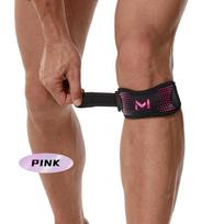 Knee Pas Premium Knee Patella Straps - Adjustable Sports Knee Pad, Patella Stabilizer Band Knee Brace Support Secure Fit Design rožinė