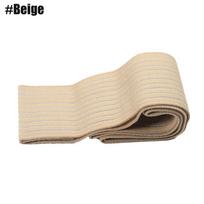 1PC Extra Long Elastic Knee Wrap Bandage Compression Brace Support for Leg Ligaments Stabilizing Squat Basketball Running S-90cm smėlis