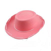 Cowboy Accessory Cowboy Hat Cosplay Costume Performance Felt Princess Hat Adjustable Prop Dress-up Bachelorette Party Hat rožinė