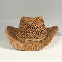 2026 Handmade Hollow Nature Cowboy Hat for Men Women Vintage Straw Weaving Beach Sun Hat Gentleman Lady Beach Cowgirl Hat 56-58CM