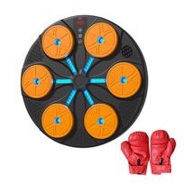 Muzikinis bokso aparatas, sieninis taikinys, išmanusis bokso aparatas ant sienos, elektroninis Orange Kid Gloves