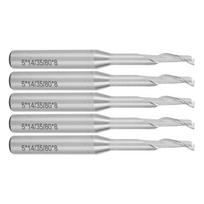 5pcs CNC Milling Machine Engraving Bit Milling Cutter Tungsten Steel Endmill Milling Cutter