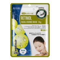 MITOMO SKINCARE Skin Care Natural 512 Retinol Facial Essence Mask Moisture Charge Moisturizing Skin Refreshing Feeling Budget-Friendly (10 pieces)