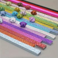 1 Set of 520 Pieces/pack of Colorful Star Origami, 360 Pieces/pack of Rainbow Gradient Lucky Star Paper Strips