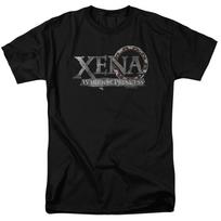 Xena Warrior Princess  Battered Logo  T-Shirt or Sleeveless Tank - to 6X Unisex T-Shirt XL