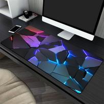 Line Geometry RGB Mouse Pad Large Mousepad 400X900 Gaming Mats PC Computer Keyboard XL Desk Mat Offices Interior Accessories Rug 250X290X2mm