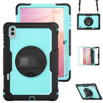Compatible Samsung Galaxy Tab S11 Ultra Protective Case with Rotating Hand Strap and Anti-Fall Silicone Shell SM-X936 (2025)