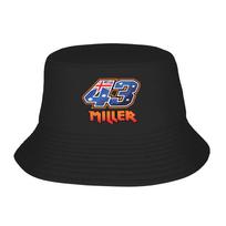 Jack Miller 43 numerio kibiro skrybėlė Panama Bob skrybėlės Lauko Hip Hop Dvišalės vasaros paplūdimiui žvejybai Unisex žvejo kepurės One Size blue