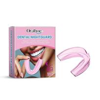 Pink Night Molar Mouth Guard for Snoring & Teeth Grinding  Soft Silicone Dental Protector, Breathable, Easy to Use, Relieves Bruxism & Promotes Peacef