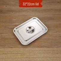 304 Stainless Steel Deep Rectangular Buffet Food Pan with Lid