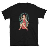 PinUp Sexy Red Dress Christmas Girl Adult Sarcastic Humor T-Shirt XL