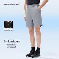 Men's Breathable Lightweight Casual Shorts 34/3XL/185 pilka