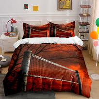 Volleyball net and trees. Bedding sets Duvet cover sets Duvet covers Pillowcases(1 * Duvet Cover 2 * Pillowcases, without duvet insert) 135x200cm
