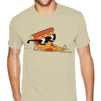 Oversize Pizza Steve Pose Shirt Men's Basic Style Oversized Anime Tshirt Men Funny Harajuku T Shirt Vintage Style Clothing S įvairiaspalvis