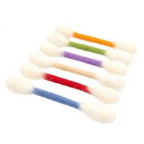 6Pcs Cotton Swab Cat Toys Felt Giant Swab Catnip Cat Toys Kitty Chew Sticks Kitten Kicker Toys for Indoor Cats Teething Enrichment įvairiaspalvis