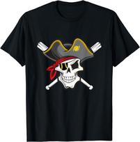 Pirate Baseball Skull Fans Of Pittsburgh T-Shirt S įvairiaspalvis