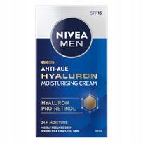 Nivea Men Hyaluron Przeciwzmarszczkowy Krem Do Twarzy, 50 Ml