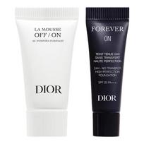 Dior makiažo pagrindas ir valiklis mini dovanų rinkinys 7.7ml black
