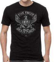 Five Finger Death Punch Aguila Crest H3 Sportgear Global Unisex T-shirt S įvairiaspalvis