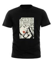 ARCTIC MONKEYS WHY#039;D YOU ONLY CALL ME WHEN YOU#039;RE HIGH T SHIRT AM MUSIC COMIC Unisex T-Shirt S įvairiaspalvis