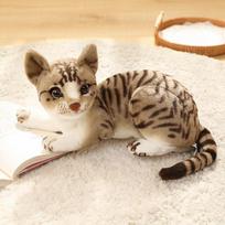 New Cat Doll Kitten Plush Toy Cute Meow Doll Doll Teasing Cat Doll Birthday Gift Girl Doll 27cm（0.14kg）