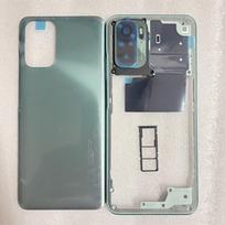 Full Housing For Xiaomi Redmi Note 10 M2101K7AG /Note 10s M2101K7BG Back Battery Cover Rear +Middle Frame + Camera Glass balta