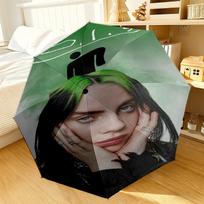 Bi-llie music Artwork Umbrella 8-Frame for Travel, camping, Casual Lightweight Portable Umbrella, Essential for every family Holidays Gift
