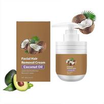 Coconut Facial Gentle Hair Removal Cream Facial Hair Removal Men Women Lip Hair Gentle Non-Irritating HO-A05-0840-01 100g