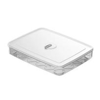 Egg Storage Container Refrigerator Organizer Food Grade Material Clear Base with Ventilated Lid for Freshness and Easy Access One Size balta