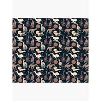 Tapestry whippet good dark 75x100 juoda