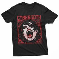 Cybergoth Creepy Manga Anime Gothic Vampire Alt Goth Grunge T-Shirt S įvairiaspalvis