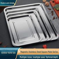 Diruien Stainless Steel BBQ & Grill Pan Tray 0.7mm thick 2 vnt. spalva
